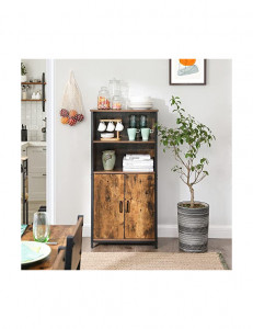 Bufet living, Vasagle, Maro Rustic, LSC66BX, 60 x 35 x 125 cm - Img 2