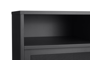 Cabinet VEEP, Negru, 40x140x90 cm - Img 3