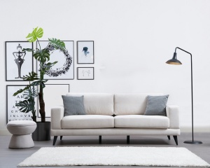 Canapea 3 locuri extensibila Nordic Bej