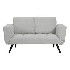 Canapea de 3 locuri, Pako World, Jackie, Gri-Negru, 190x78x75 cm - Img 3