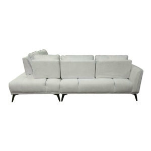 Canapea de colt stanga Belanza, Bej, 213x265x90 cm - Img 6