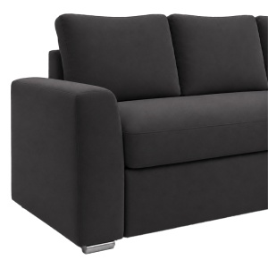 Canapea extensibila Βelle, Antracit, 236x164x88 cm - Img 6