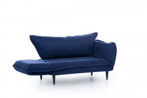 Canapea extensibila 2 locuri Rahim Albastru 150x80 cm - Img 5