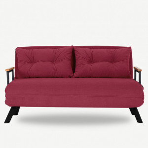 Canapea Extensibila, 2 Locuri Sando 2 Maroon - Img 2