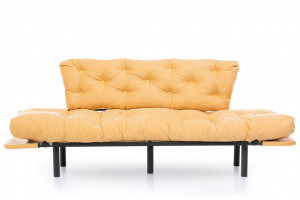 Canapea Extensibila, 3 Locuri Nitta Triple Mustard - Img 9
