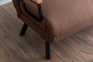 Canapea extensibilă cu 2 locuri Sando Maro deschis 175x133x41 cm - Img 4