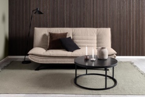 Canapea extensibila Faith V1, Bej, 91x194x98 cm - Img 3