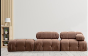 Canapea modulara Bubble 1R Maro 95x95x75 cm - Img 6