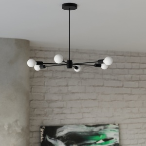 Candelabru Lango Negru 66x66x46 cm - Img 8