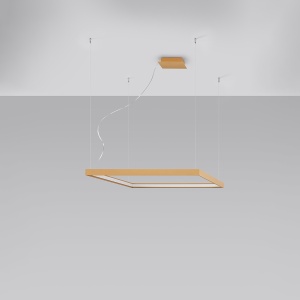 Candelabru LED Nelya Auriu 4000K 80x80x150 cm - Img 2