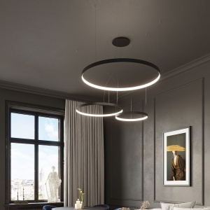 Candelabru LED Rio Negru 4000K 55x55x150 cm - Img 16