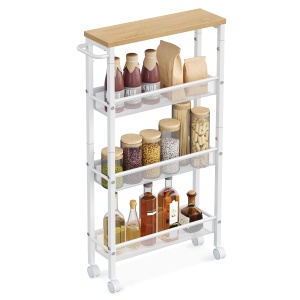 Carucior depozitare, Dacey, Alb, 45.4x13x77 cm