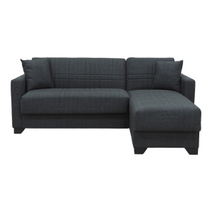 Coltar extensibil reversibil, Stashio, Antracit, 202x143x84 cm - Img 5