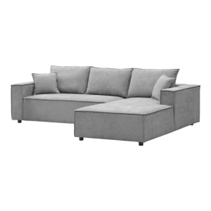 Coltar stanga Maden, Gri, 279x203x90 cm - Img 5