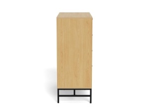 Comoda Albany, Natural, 100.1x80.6x40 cm - Img 7