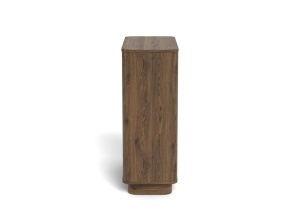 Comoda Atmore, Gri, 107x90x40 cm - Img 4