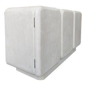 Comoda, Kooldio, Pako, Alb 120x37.5x69 cm - Img 2