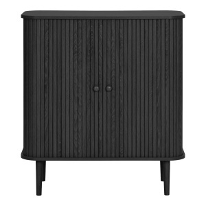 Comoda Nikko, Negru , 80x40x87 cm - Img 5