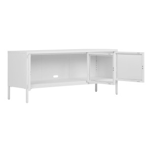 Comoda TV Brisbane, Alb, 40x130x55 cm - Img 2