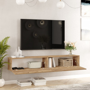 Comoda TV de perete Dello sonoma color 180x31.6x29.6cm - Img 2