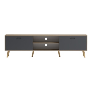 Comoda TV, Gorna, Pako, Antracit 180x35x48.6 cm - Img 4