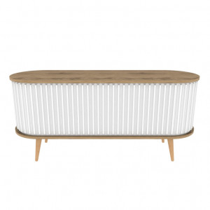 Comoda TV Stor - Oud Oak, Alb - Img 2