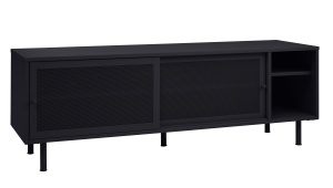Comoda TV VEEP, Antracit, 45x55x160 cm - Img 4