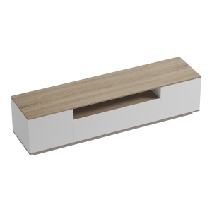 Comoda TV Winey Alb 180x44.5x44.5 cm - Img 6