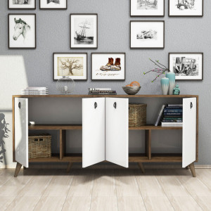 Consola Elite 1612 Walnut-Alb - Img 3