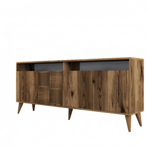 Consola Milan Walnut 180x78.6x35 cm - Img 6