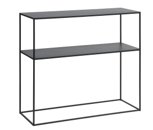 Consola PEBBLE, Negru, 35x80x90 cm - Img 2