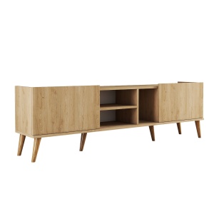 Consola TV Lotus Stejar 180x52x34 cm - Img 4