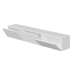 Consola TV Rigel Alb 180x30x32 cm - Img 8