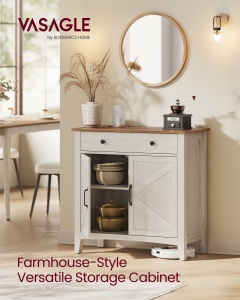 Consola Vasagle Maro rustic 40 x 80 x 80 cm - Img 3