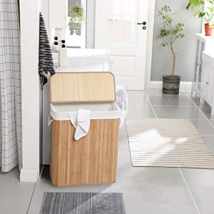 Cos de rufe, Songmics, Natural, 52x32x63 cm - Img 3