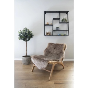 Covor Artificial blana de miel, Maro, 180x60x6.5 cm