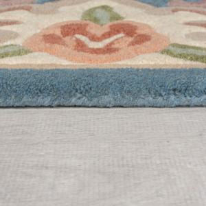 Covor Aubusson Albastru 75X150 cm, Flair Rugs - Img 5