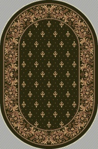 Covor biserica Oval, Lotos, Verde, 200x300 cm, Delta 15033