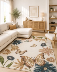 Covor, Dream, Crem, 160x230 cm, Delta Fluturi 18066