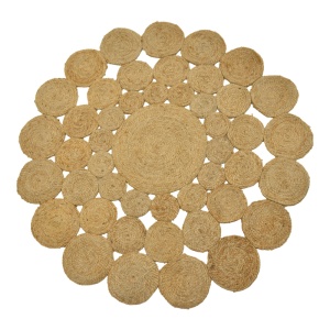 Covor forma rotunda, Menara, Pako, Natural 150x150x0 cm