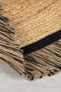 Covor Kahana Negru 180X180 cm, rotund, Flair Rugs - Img 3