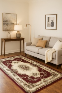 Covor, Lotos, Rosu, 150x230 cm, Delta 574 210