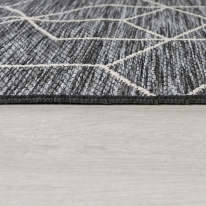 Covor Napoli Negru 120x170 cm, Flair Rugs - Img 3
