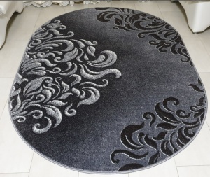 Covor Oval, Mira, Gri, 100x200 cm, Delta 24031 619