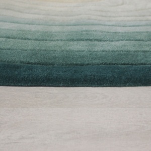 Covor oval Puddle Ombre Wool Albastru 160x230 cm, Flair Rugs - Img 4