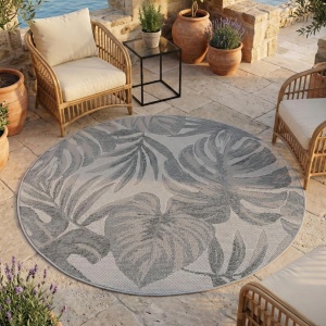 Covor rotund Desert V2 Gri 120x120 cm - Img 3