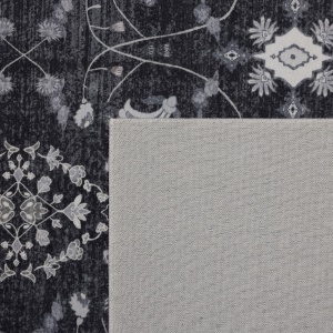 Covor Rotund INKA V6 Negru 120x120 cm - Img 6