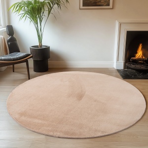 Covor rotund Joy Bej 80x80 cm - Img 2