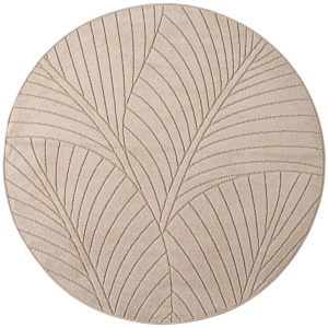 Covor Rotund NOVA V3 Bej 80x80 cm - Img 2