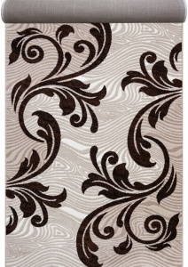 Covor Traversa, Cappuccino, Crem, 100x300 cm, Delta - Img 1